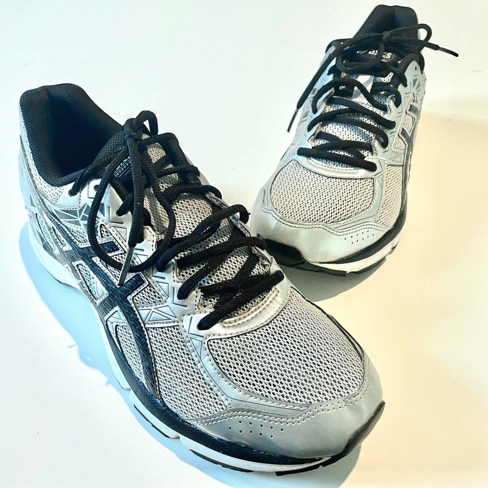 Asics Gel Exalt 3 Duomax Athletic Running Shoe T616N Men's US 9.5 Silver Black